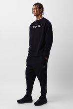Lataa kuva Galleria-katseluun, FCUK mustat Unisex joggersit / Black