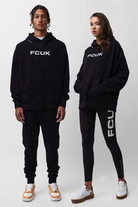 FCUK musta Unisex huppari