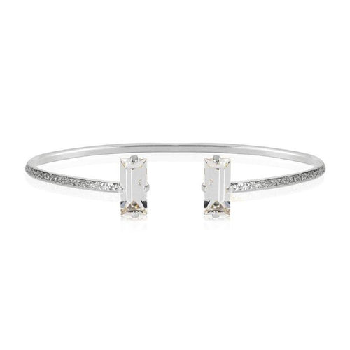 Hopeanvärinen Baguette-rannekoru