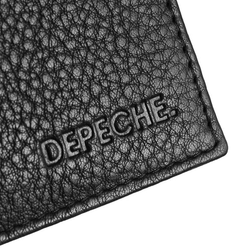 Depeche musta nahkainen korttikotelo