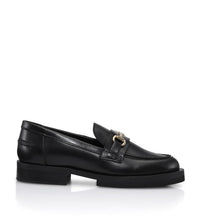 Lataa kuva Galleria-katseluun, Mustat nahkaiset Shoe Biz  Scandi-loaferit