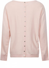 Lataa kuva Galleria-katseluun, Tramontana rosa neule venepääntiellä / Jumper Basic Buttons Back, Rosa