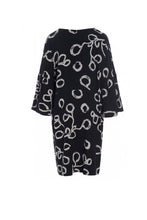 Lataa kuva Galleria-katseluun, Bitte Kai Rand graaffinen printtimekko, Lunaria Dress Black