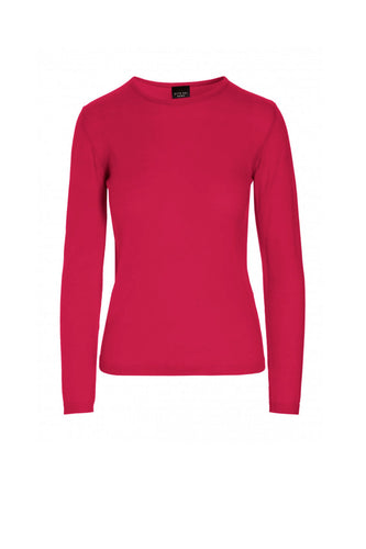 Bitte Kai Rand fuksianpunainen merinovilla neulepusero, New wool Blouse, Ruby pink