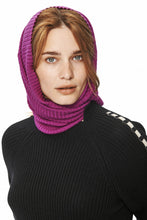 Lataa kuva Galleria-katseluun, Bitte Kai Rand beige ribattu merinovilla neulekauluri, Merino wool Cowl, beige / ivory