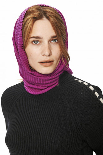 Bitte Kai Rand beige ribattu merinovilla neulekauluri, Merino wool Cowl, beige / ivory