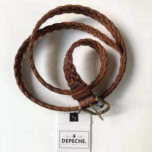 Depeche punosvyö väri cognac / Jeans Belt