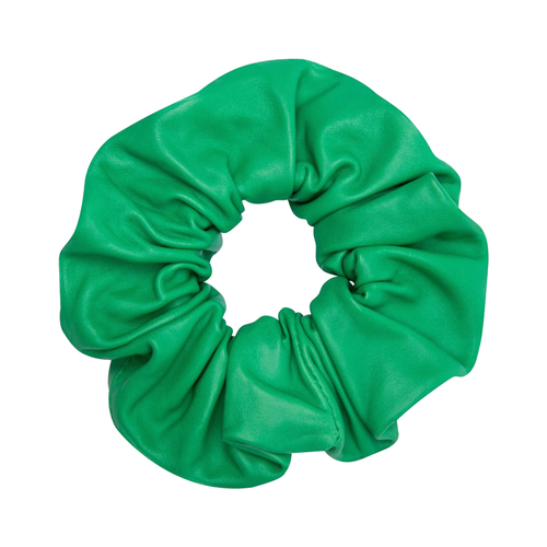 Depeche vihreä nahkainen scrunchie-hiusdonitsi, Greenery