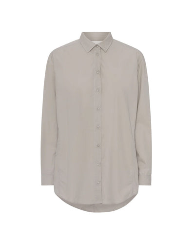 Project AJ117 khakinvärinen ekologinen puuvillapaita Hedine, Khaki Hedine Shirt