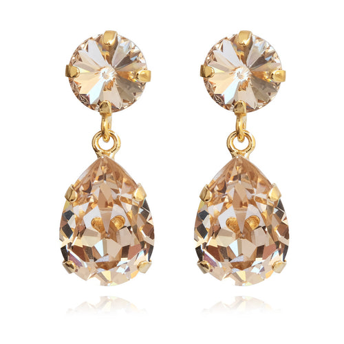 Caroline Svedbom kullanväriset Classic Drop-korvakorut