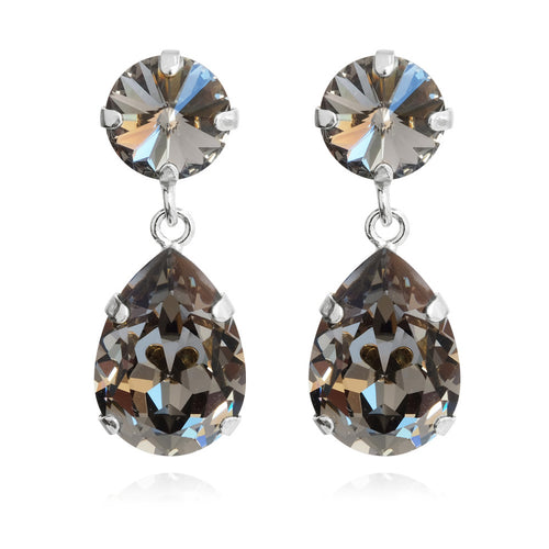 Hopeanväriset Classic Drop-korvakorut