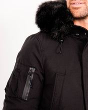 Lataa kuva Galleria-katseluun, Maison Courch Mid long Parka Centauree with heating / Black