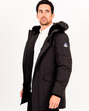 Lataa kuva Galleria-katseluun, Maison Courch Mid long Parka Centauree with heating / Black
