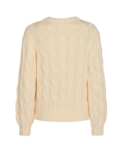 Pieszak Carrie Cable Knit, Creme