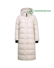 Lataa kuva Galleria-katseluun, Maison Courch extra long puffer with hood Astragale, Beige