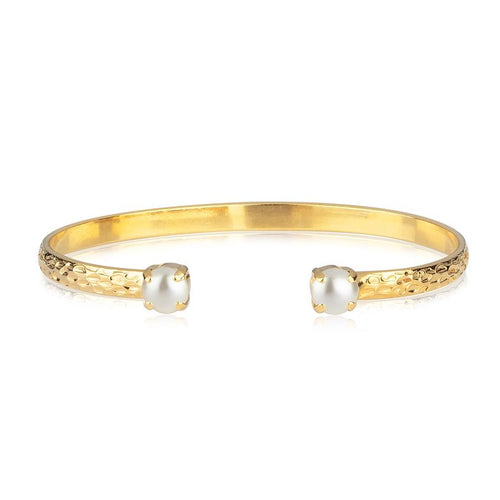 Kullanvärinen Natti-rannekoru helmellä