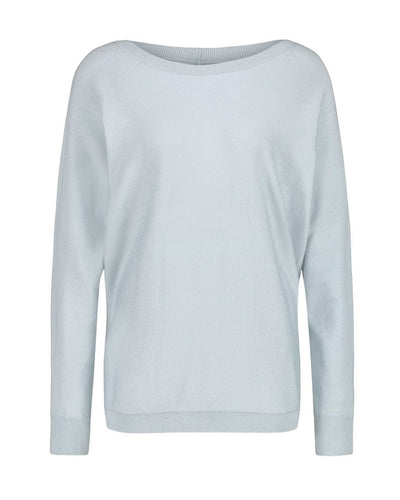 Tramontana vaaleansininen neule venepääntiellä/ Jumper Basic Buttons Back/ Light Blue