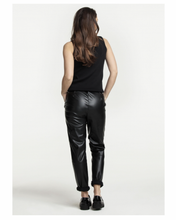 Lataa kuva Galleria-katseluun, Tramontana tekstiilinahkaiset housut, Pants PU, Black